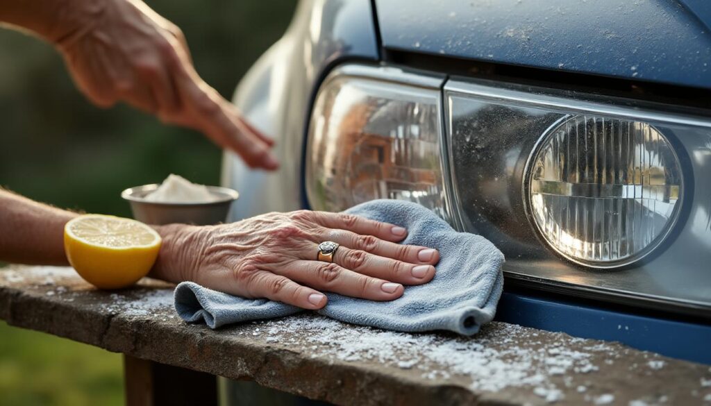 découvrez une astuce de grand-mère simple et efficace pour nettoyer les phares de votre voiture et améliorer votre visibilité en un rien de temps.