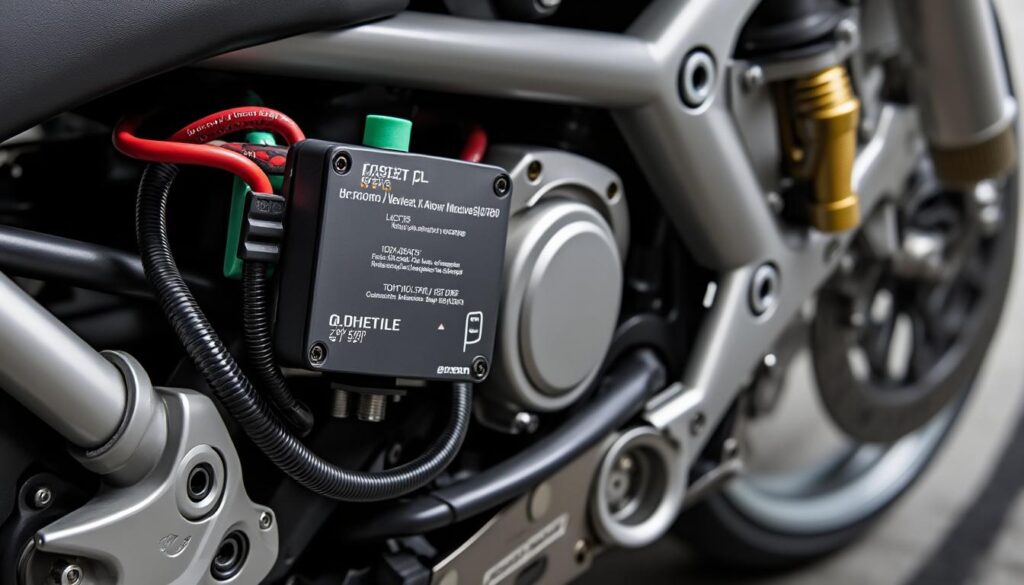 découvrez l'emplacement précis du régulateur de tension pour ducati 916 et st4 de l'année 2000, avec une explication claire et détaillée pour faciliter votre maintenance.